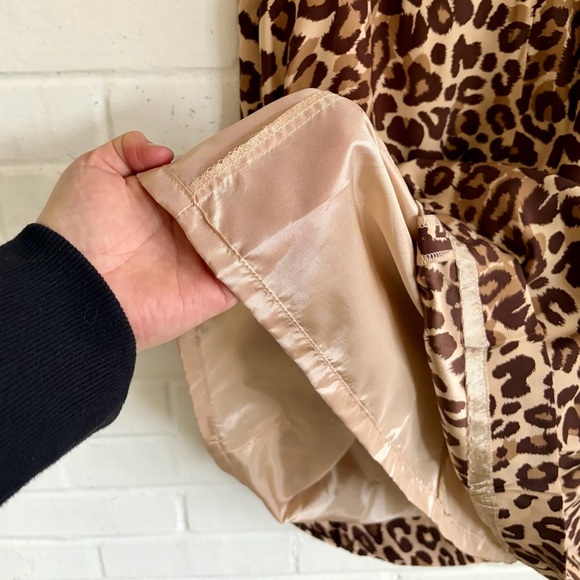 Britt Ryan 100% Silk Leopard Print Sleeveless Sheath Dress, SZ 10 NWT - Picture 10 of 11